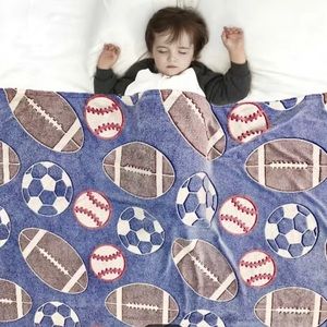 NIP Soft Glow In The Dark Sports Blanket